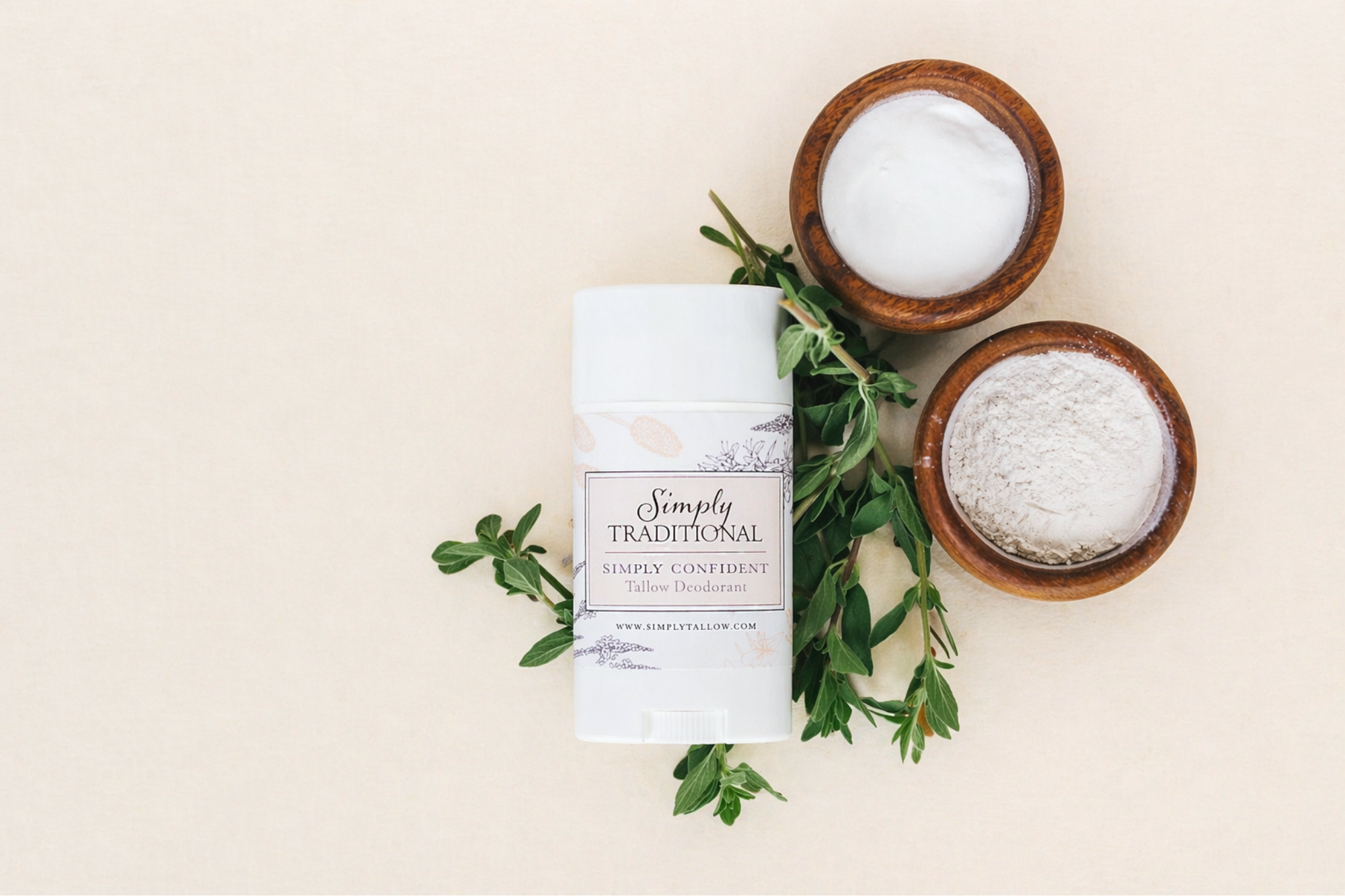 Simply Confident Tallow Deodorant